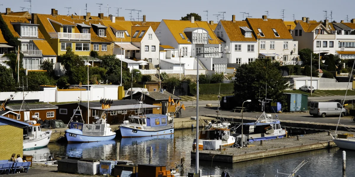 Hafen von Rønne auf Bornholm – Ankunftsort der Fähren aus Ystad und Sassnitz